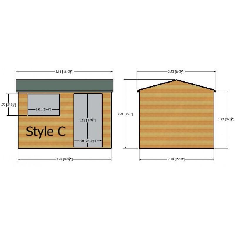 Shire Suffolk garden shed – image 4
