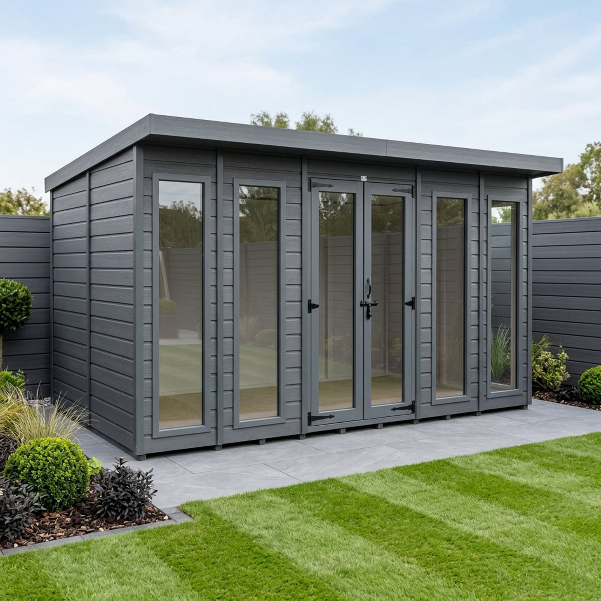 DIY Sheds – Composite Pent Full Height Summer House – view 41