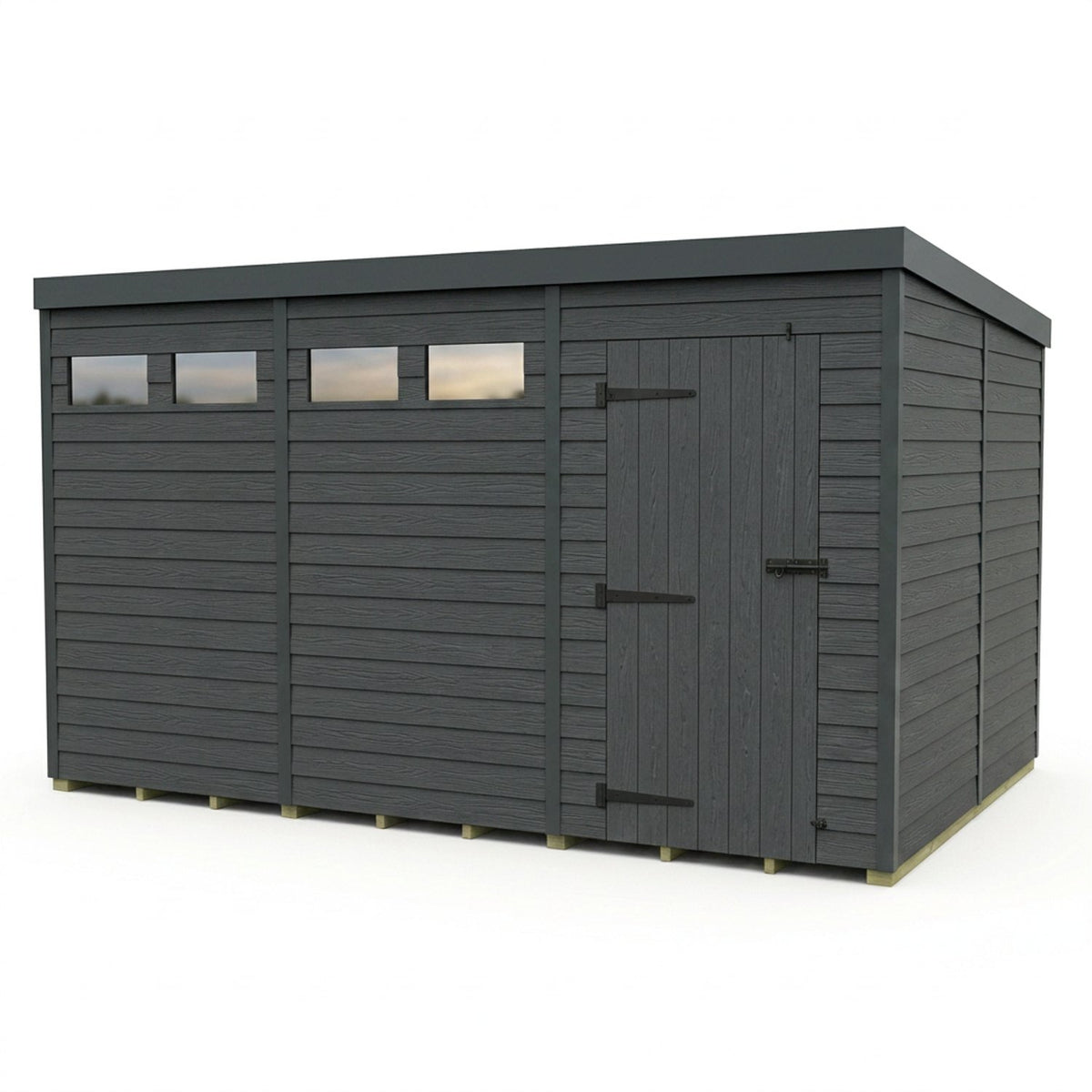 DIY Sheds – Composite Pent Security Shed – view 20