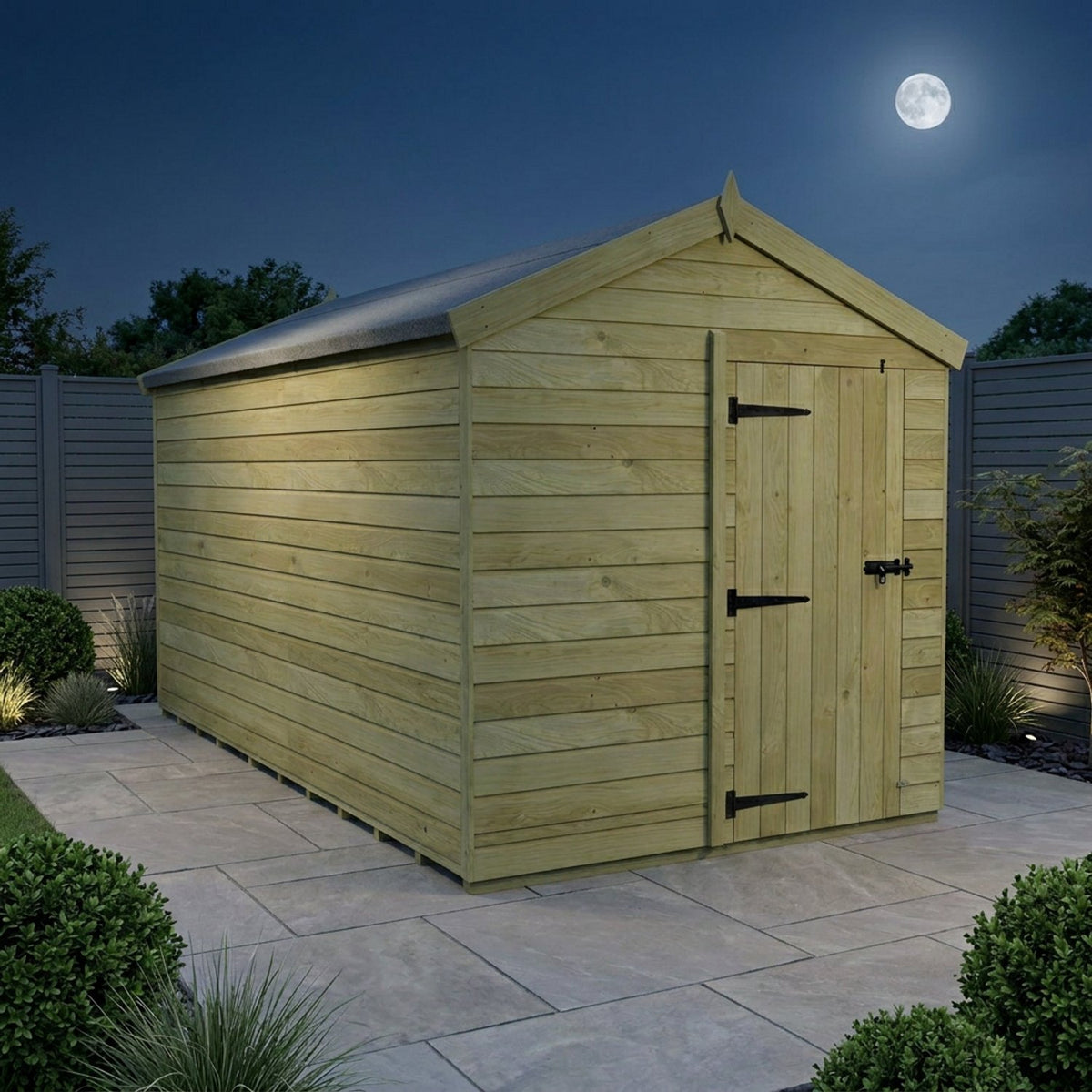 DIY Sheds – Apex Shed – Single Door – view 183