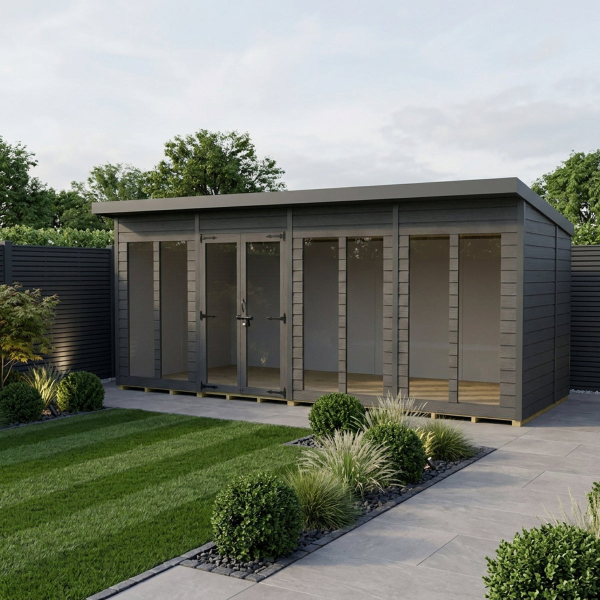 DIY Sheds – Composite Pent Full Height Summer House – view 67