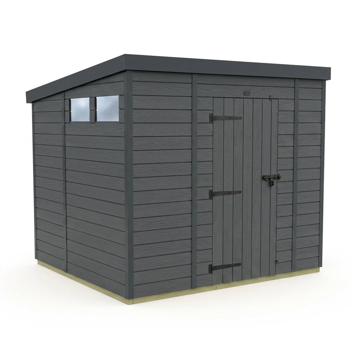 DIY Sheds – Composite Pent Security Shed – view 91