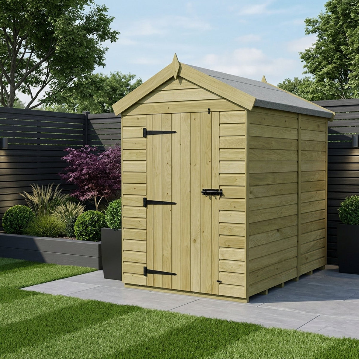 DIY Sheds – Apex Shed – Single Door – view 191