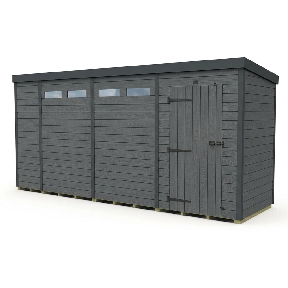 DIY Sheds – Composite Pent Security Shed – view 35