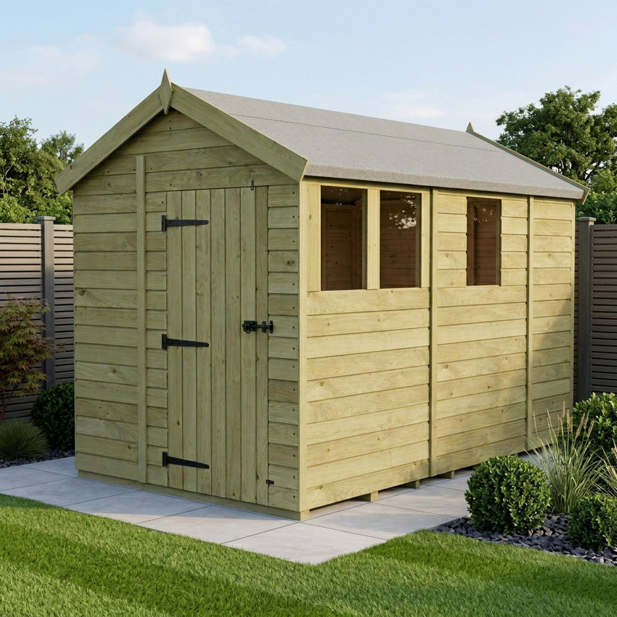 DIY Sheds – Apex Shed – Single Door – view 229