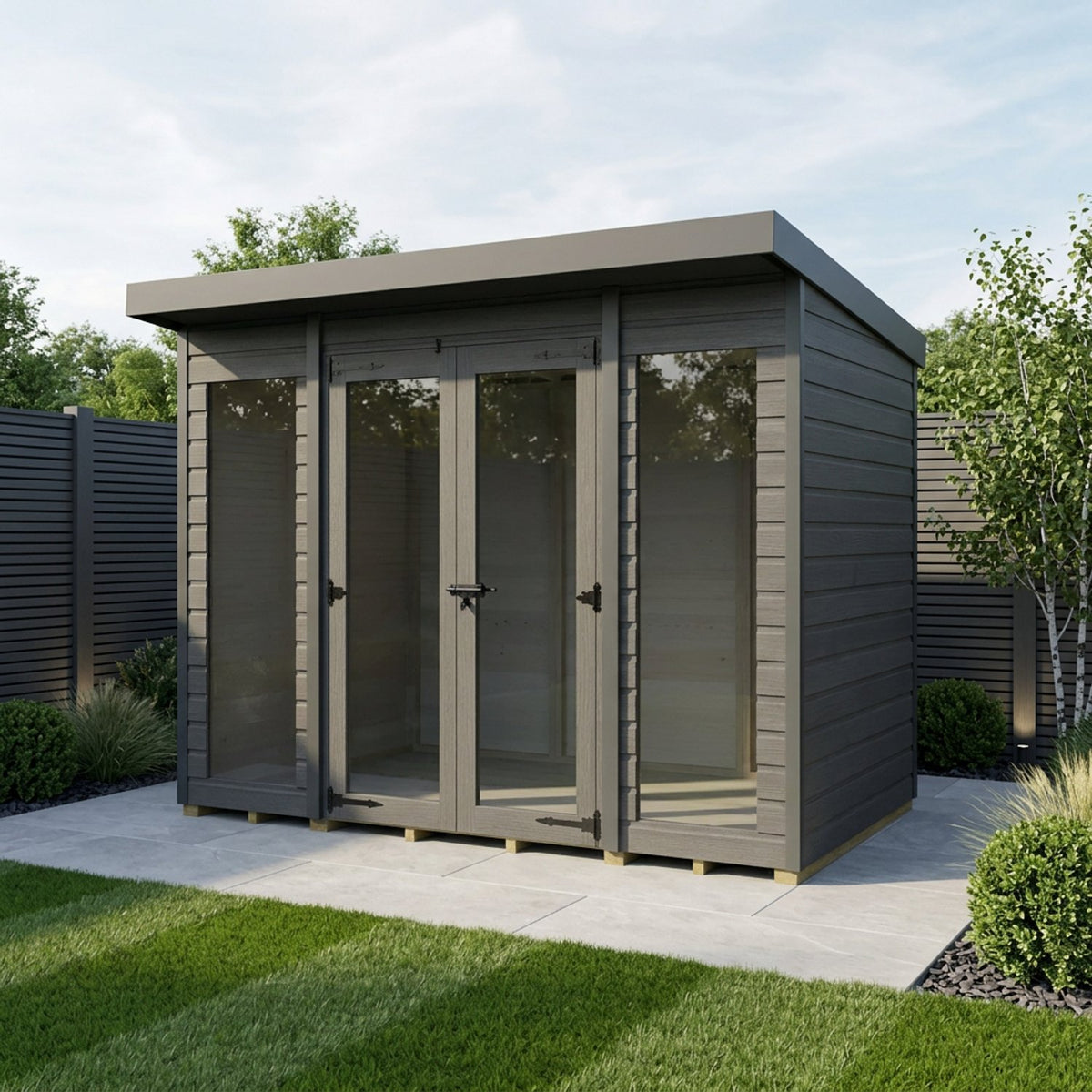 DIY Sheds – Composite Pent Full Height Summer House – view 79