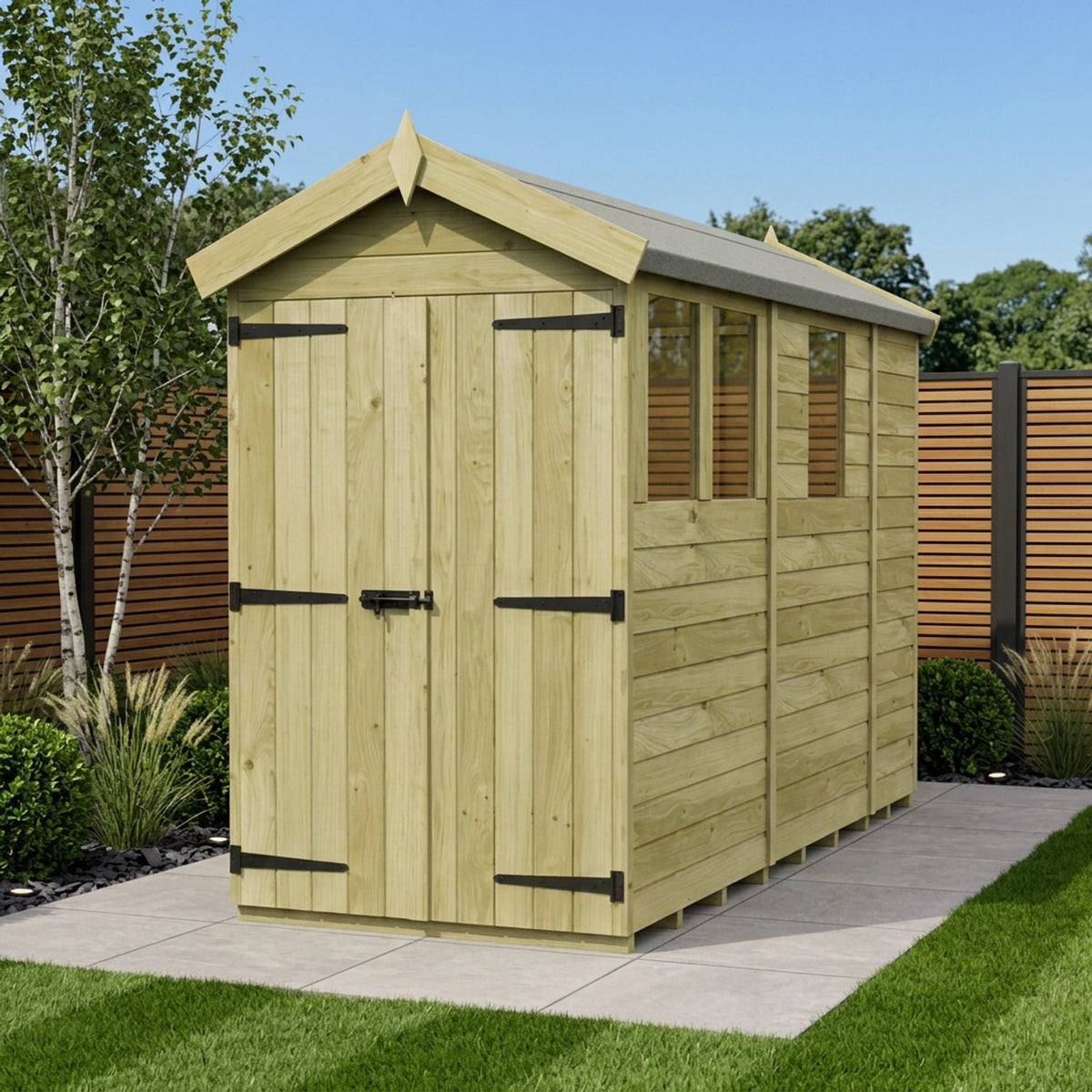 DIY Sheds – Apex Shed – Single Door – view 225