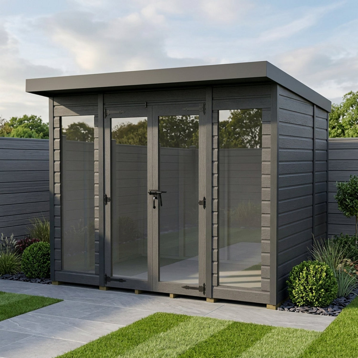 DIY Sheds – Composite Pent Full Height Summer House – view 94