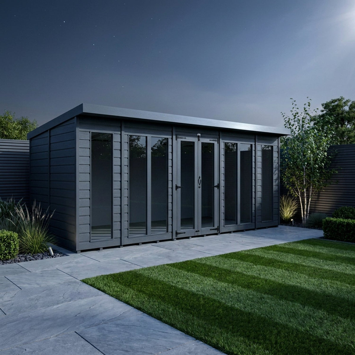 DIY Sheds – Composite Pent Full Height Summer House – view 68