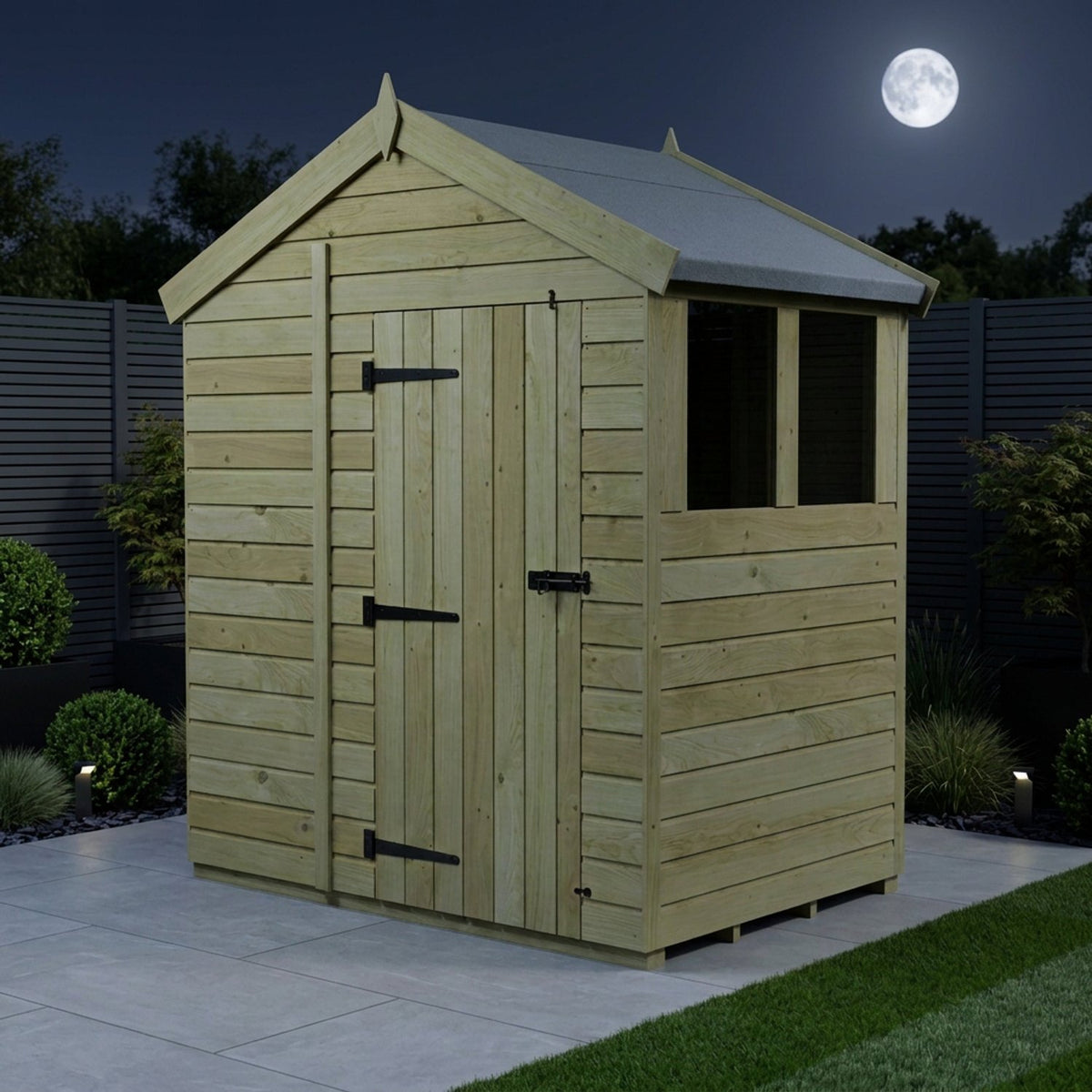 DIY Sheds – Apex Shed – Single Door – view 158