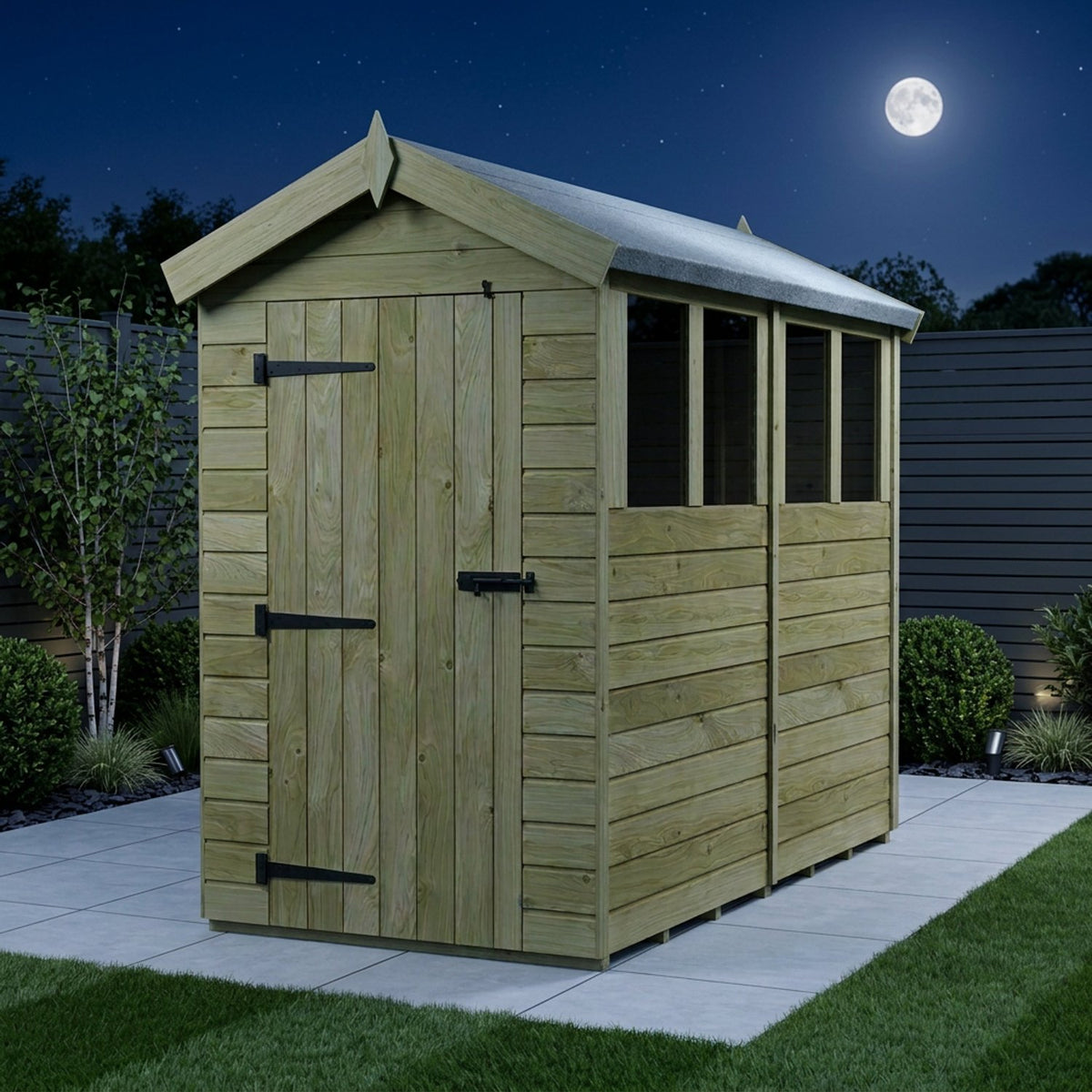 DIY Sheds – Apex Shed – Single Door – view 64