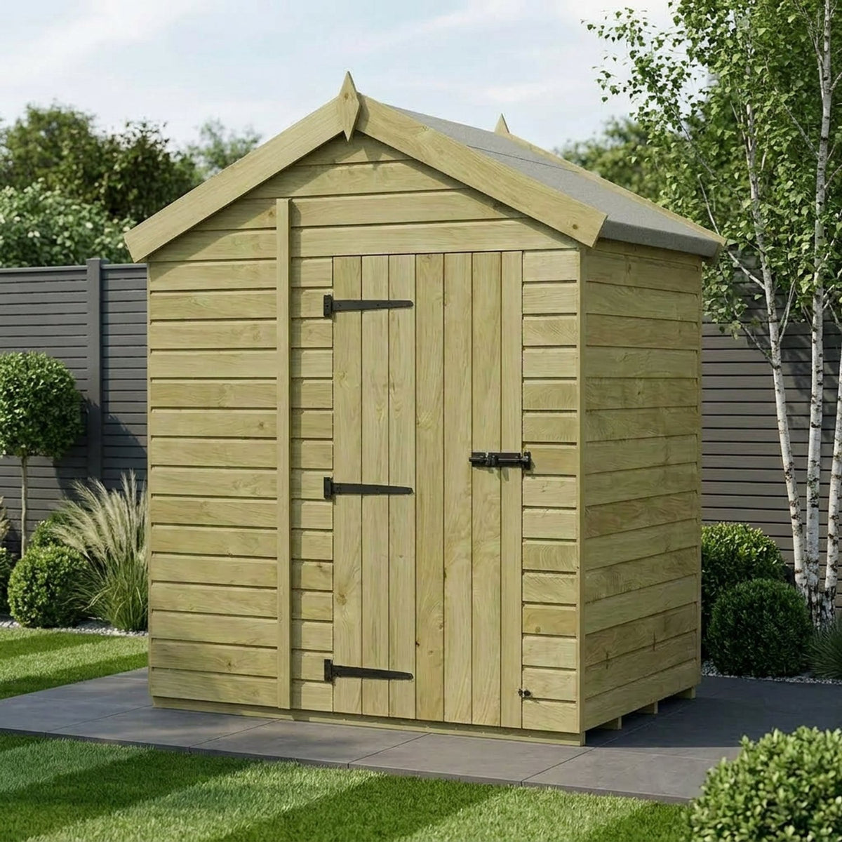 DIY Sheds – Apex Shed – Single Door – view 123
