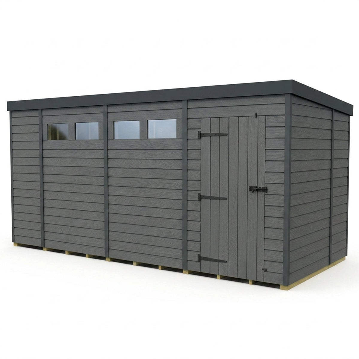 DIY Sheds – Composite Pent Security Shed – view 33