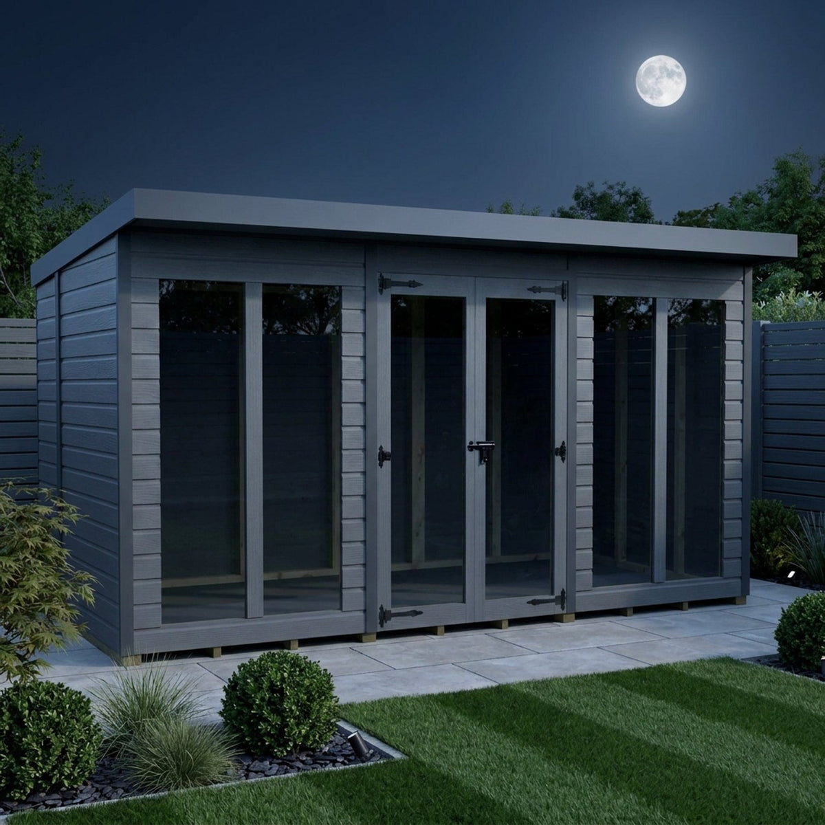 DIY Sheds – Composite Pent Full Height Summer House – view 18