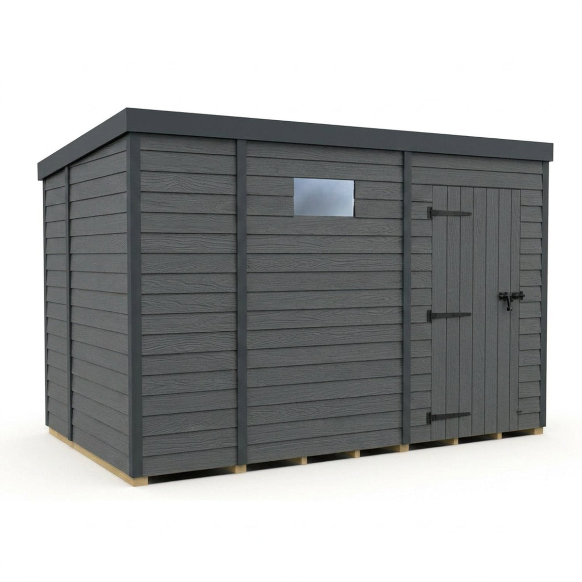 DIY Sheds – Composite Pent Security Shed – view 117
