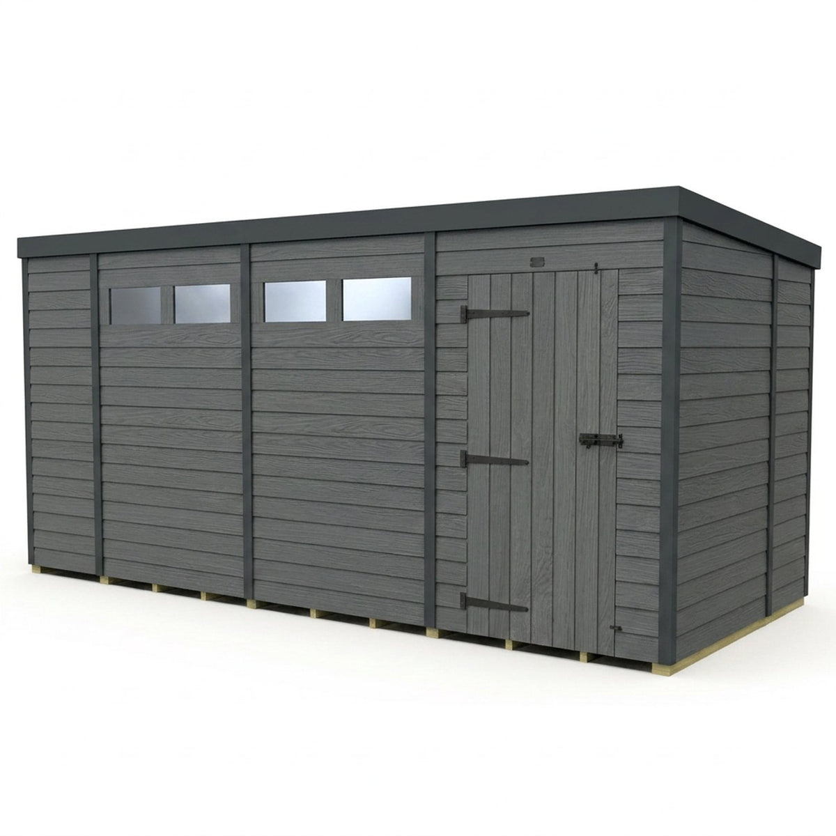 DIY Sheds – Composite Pent Security Shed – view 36