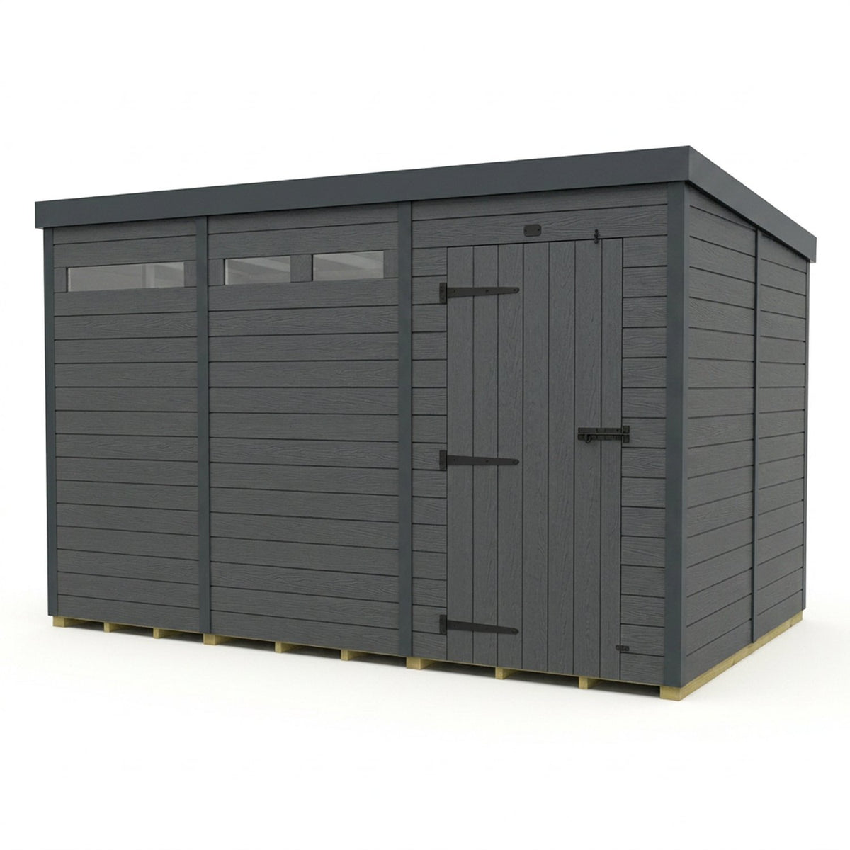DIY Sheds – Composite Pent Security Shed – view 28