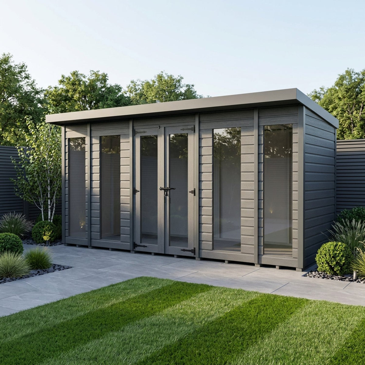 DIY Sheds – Composite Pent Full Height Summer House – view 37