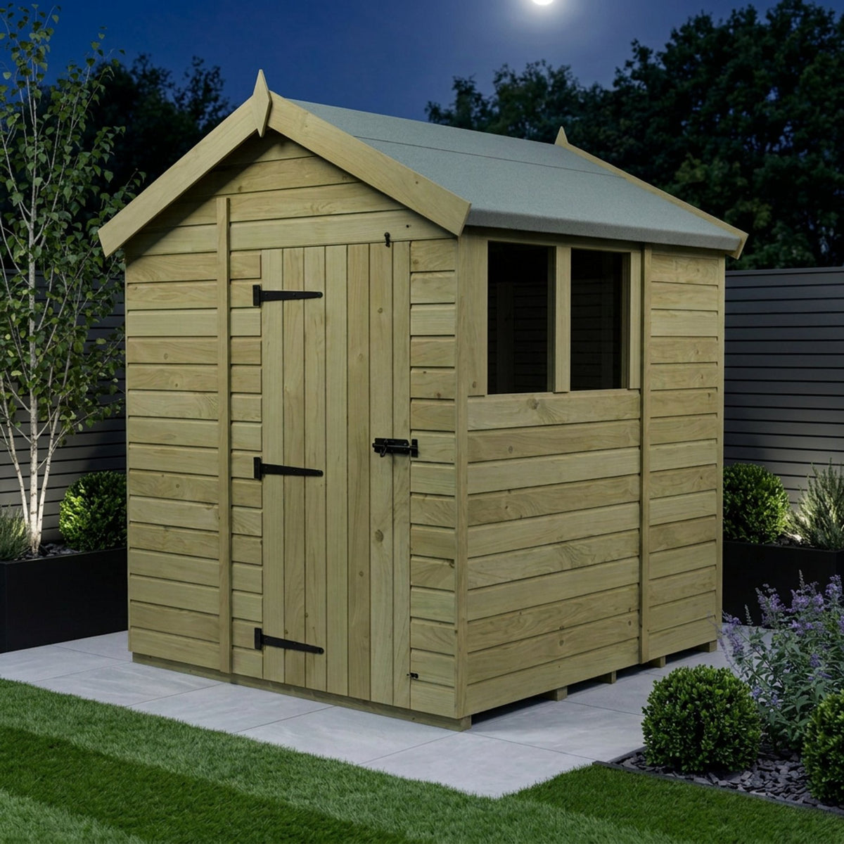 DIY Sheds – Apex Shed – Single Door – view 164