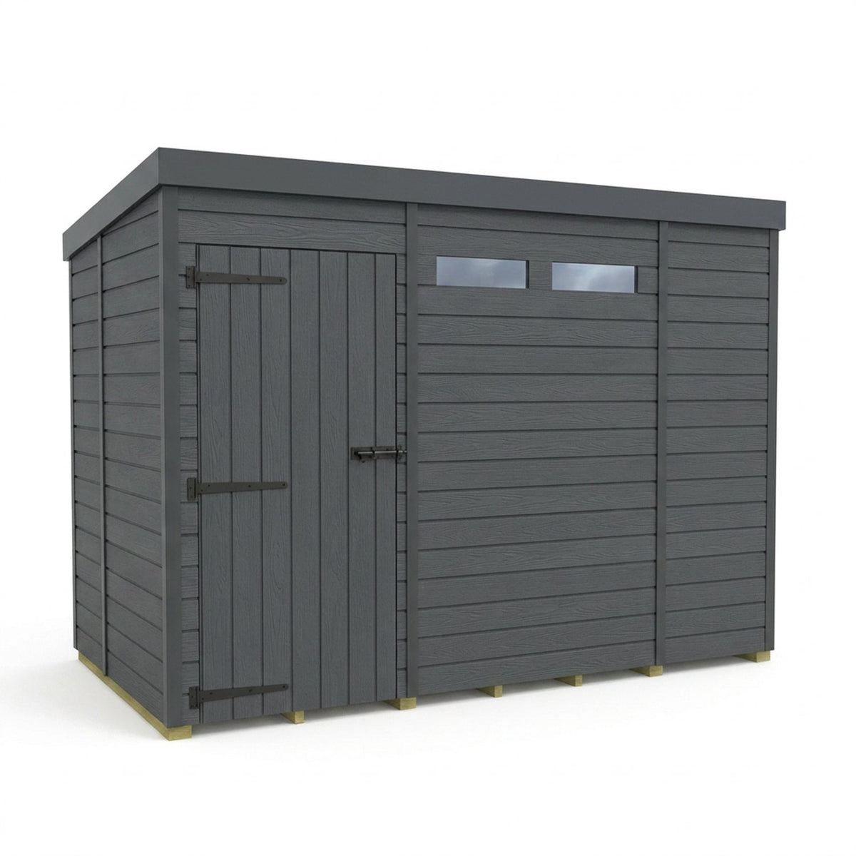 DIY Sheds – Composite Pent Security Shed – view 113