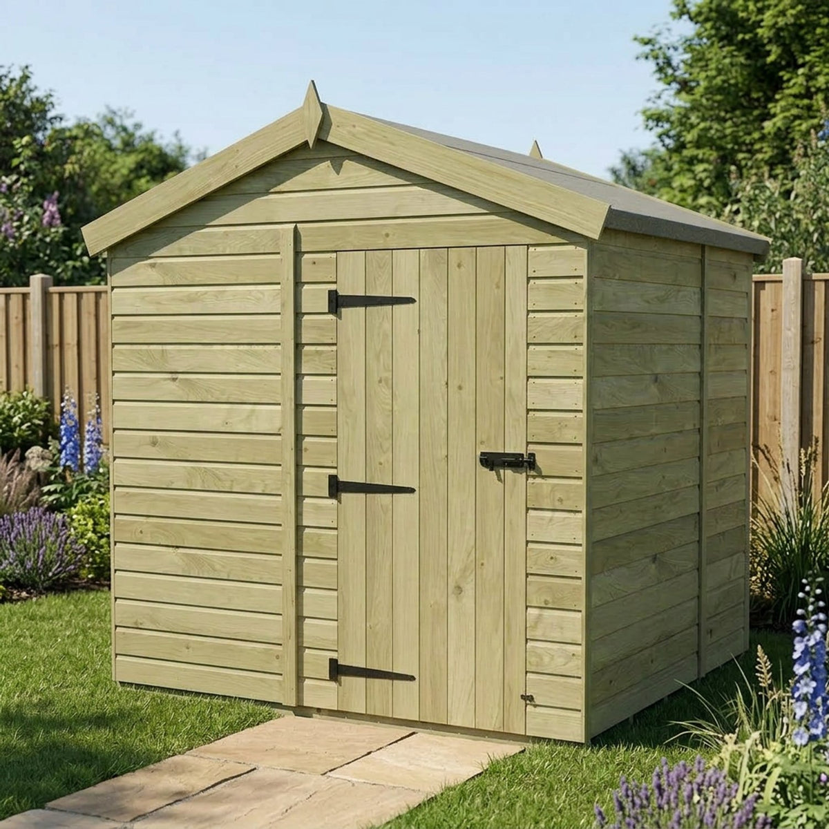 DIY Sheds – Apex Shed – Single Door – view 195
