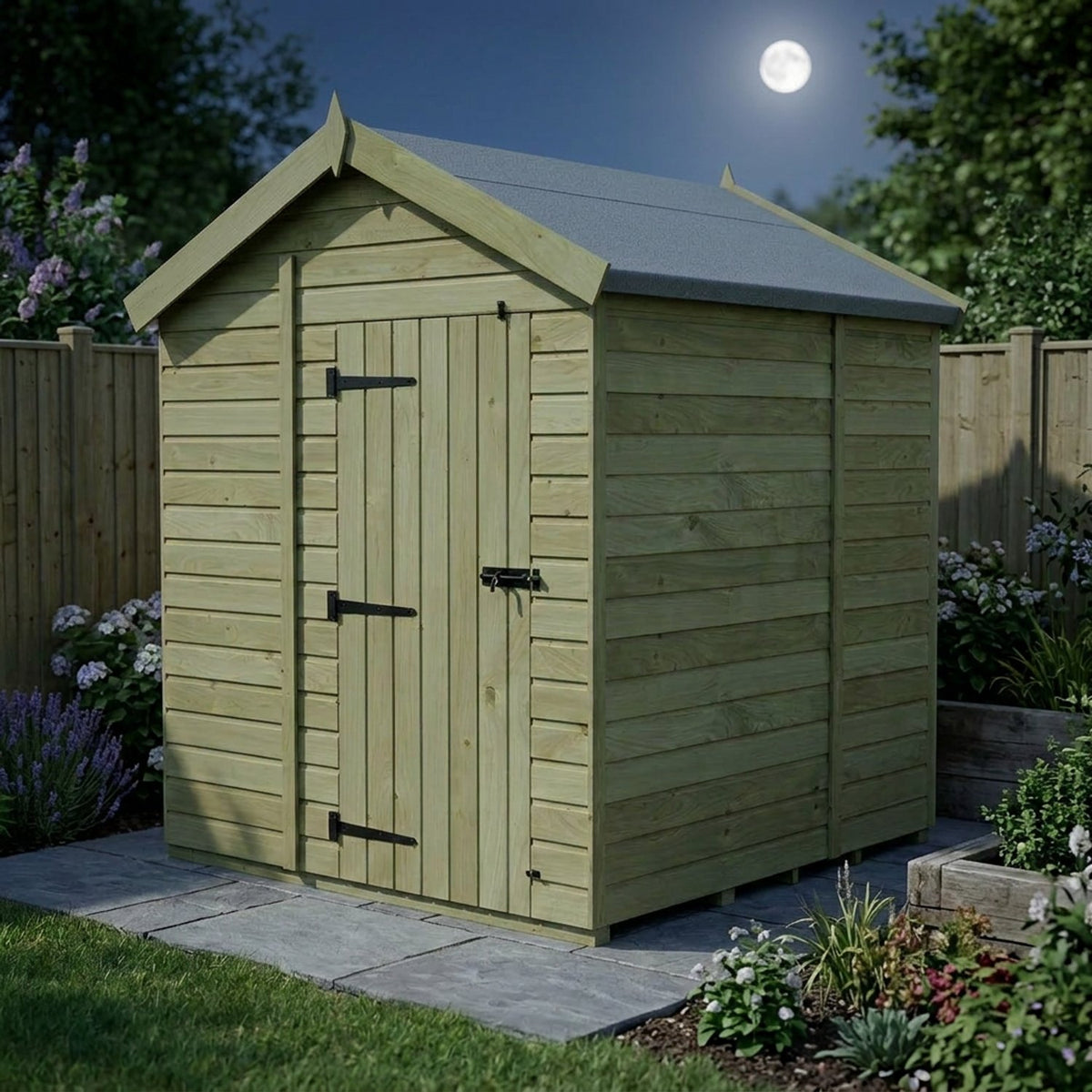 DIY Sheds – Apex Shed – Single Door – view 209
