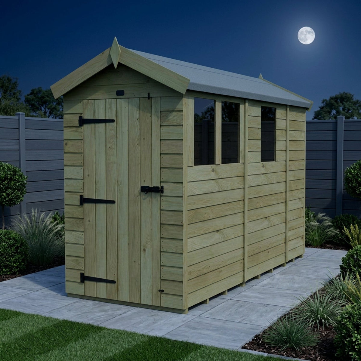 DIY Sheds – Apex Shed – Single Door – view 66