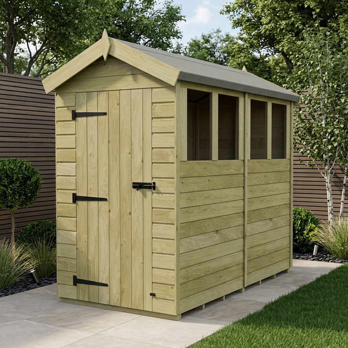DIY Sheds – Apex Shed – Single Door – view 192