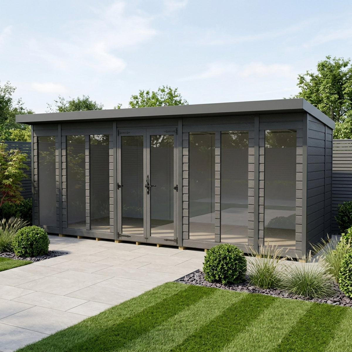 DIY Sheds – Composite Pent Full Height Summer House – view 36