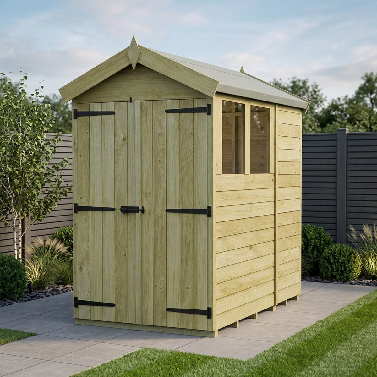 DIY Sheds – Apex Shed – Double Door – view 48