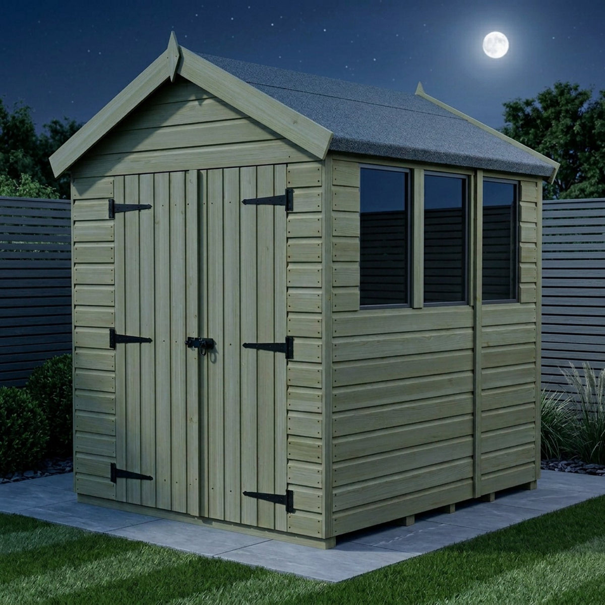 DIY Sheds – Apex Shed – Double Door – view 118