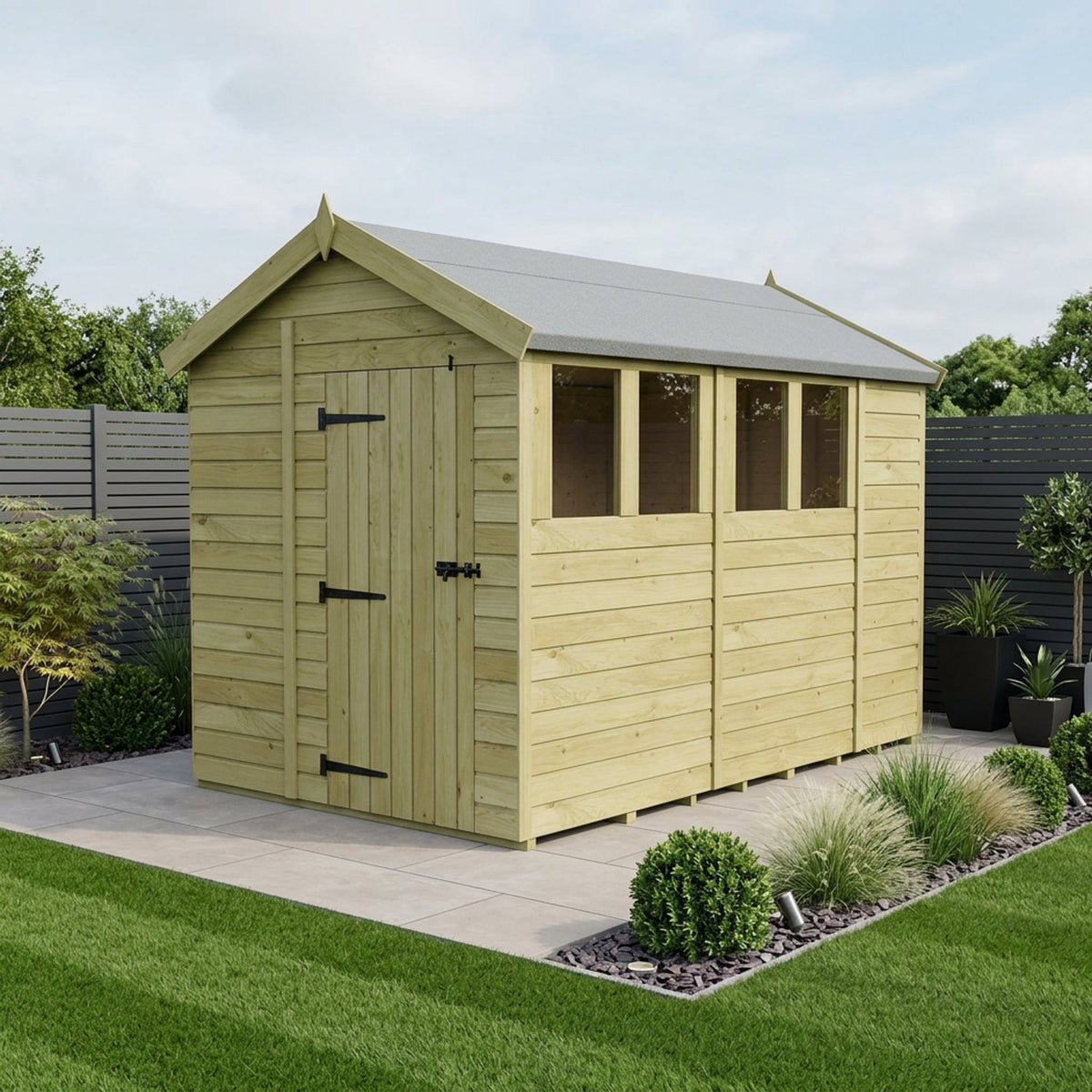 DIY Sheds – Apex Shed – Single Door – view 104