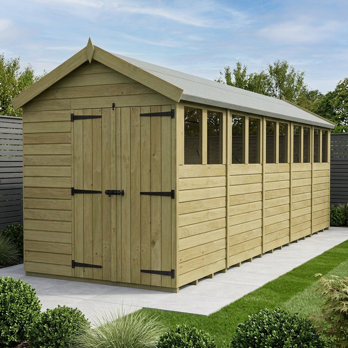 DIY Sheds – Apex Shed – Double Door – view 108