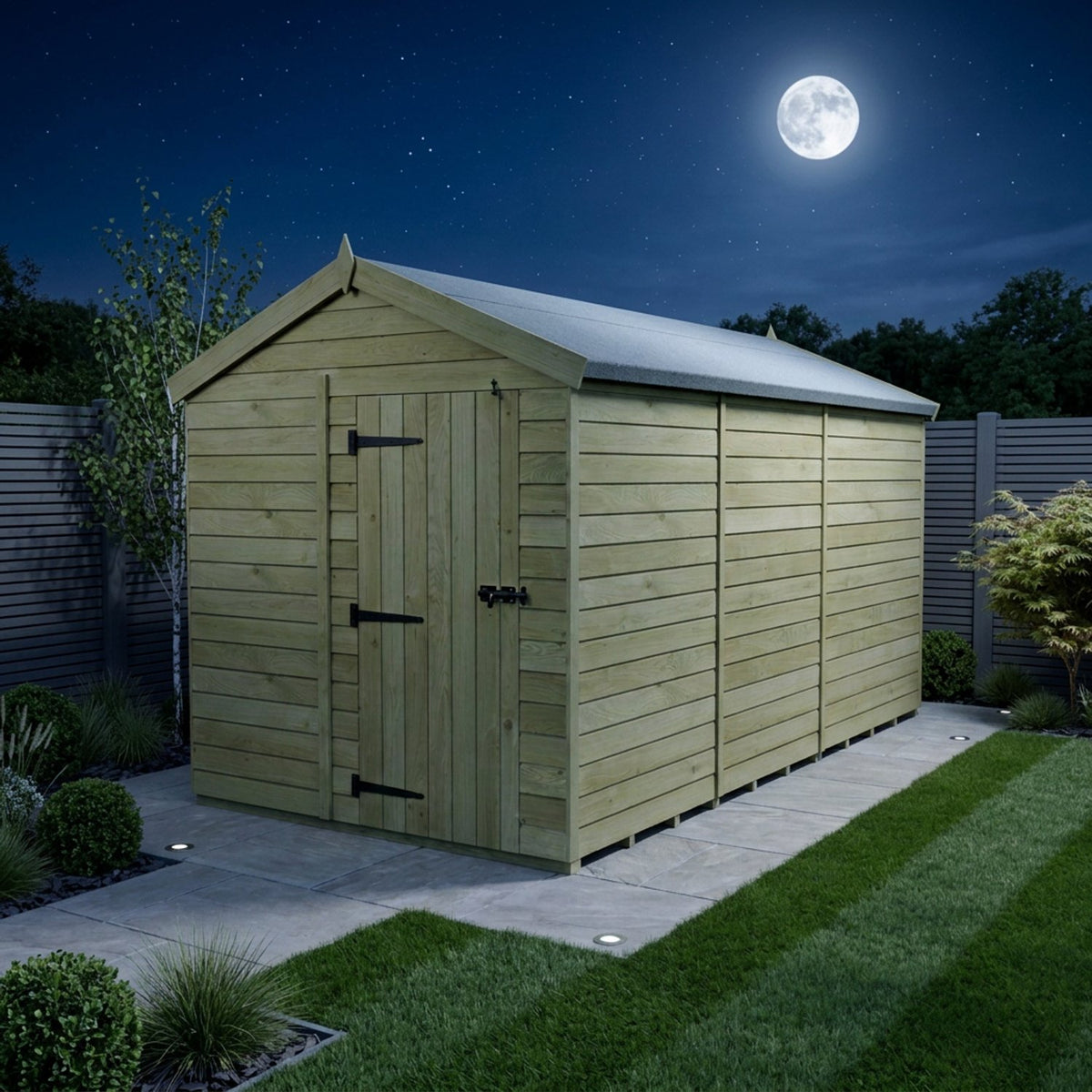 DIY Sheds – Apex Shed – Single Door – view 189