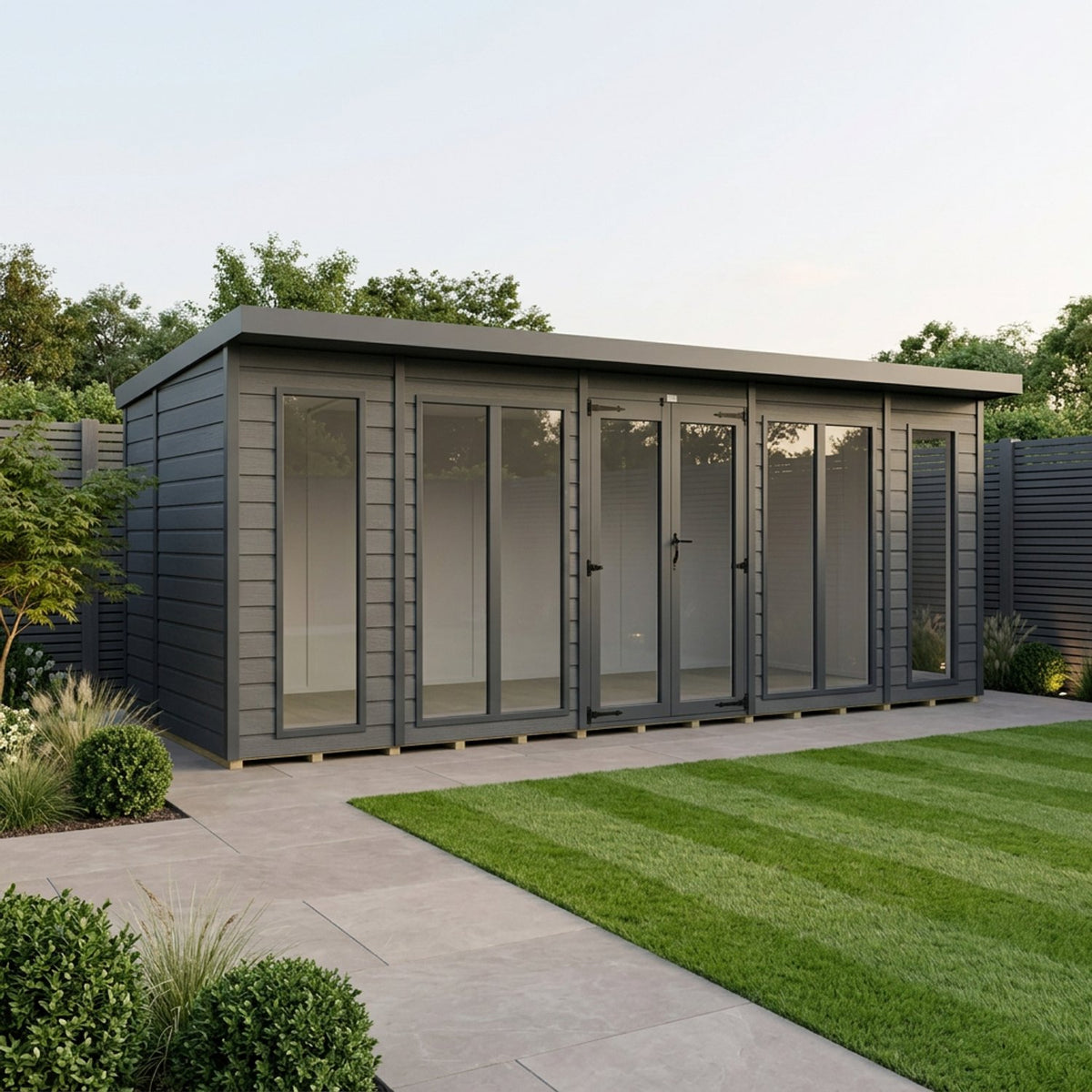 DIY Sheds – Composite Pent Full Height Summer House – view 66