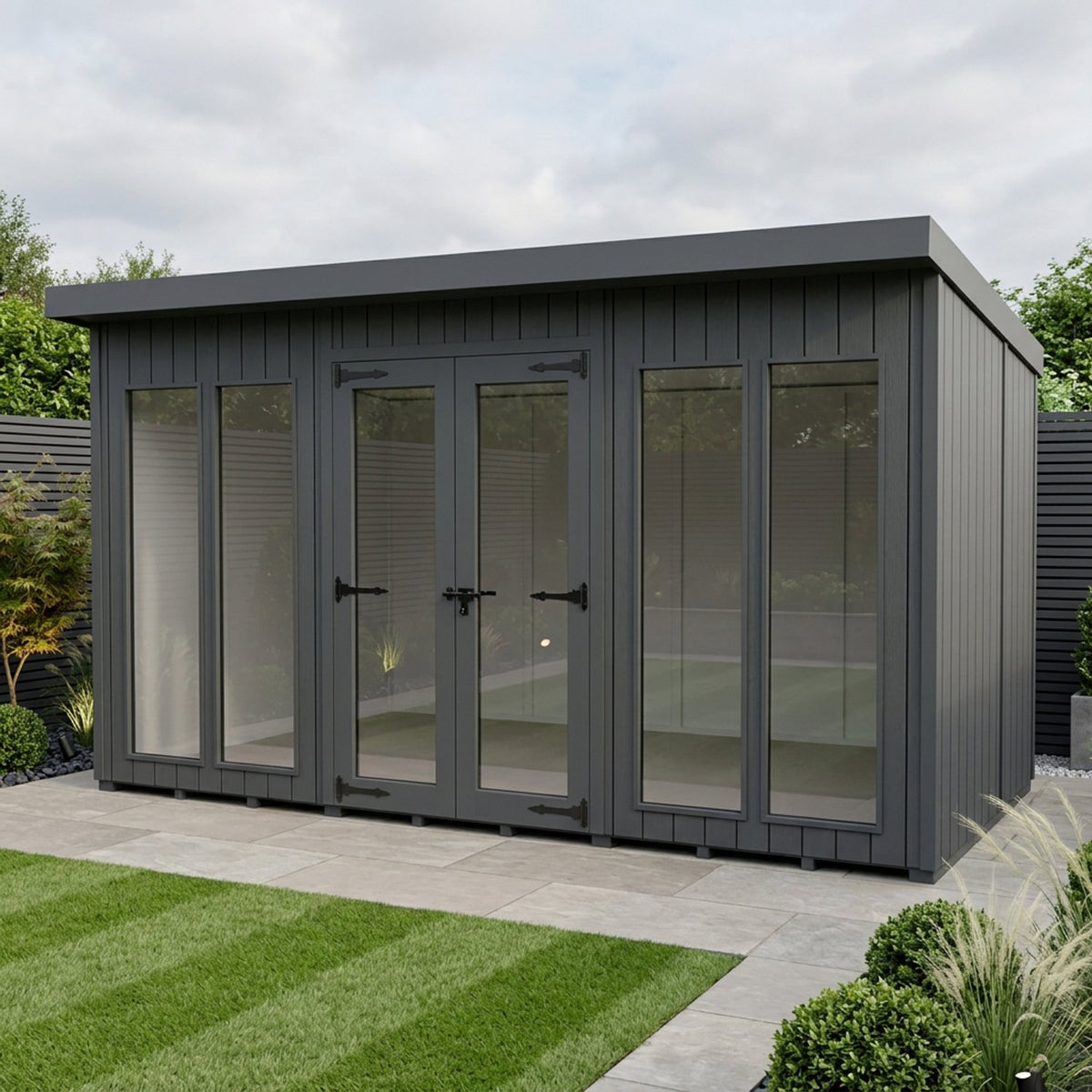 DIY Sheds – Composite Pent Full Height Summer House – view 15