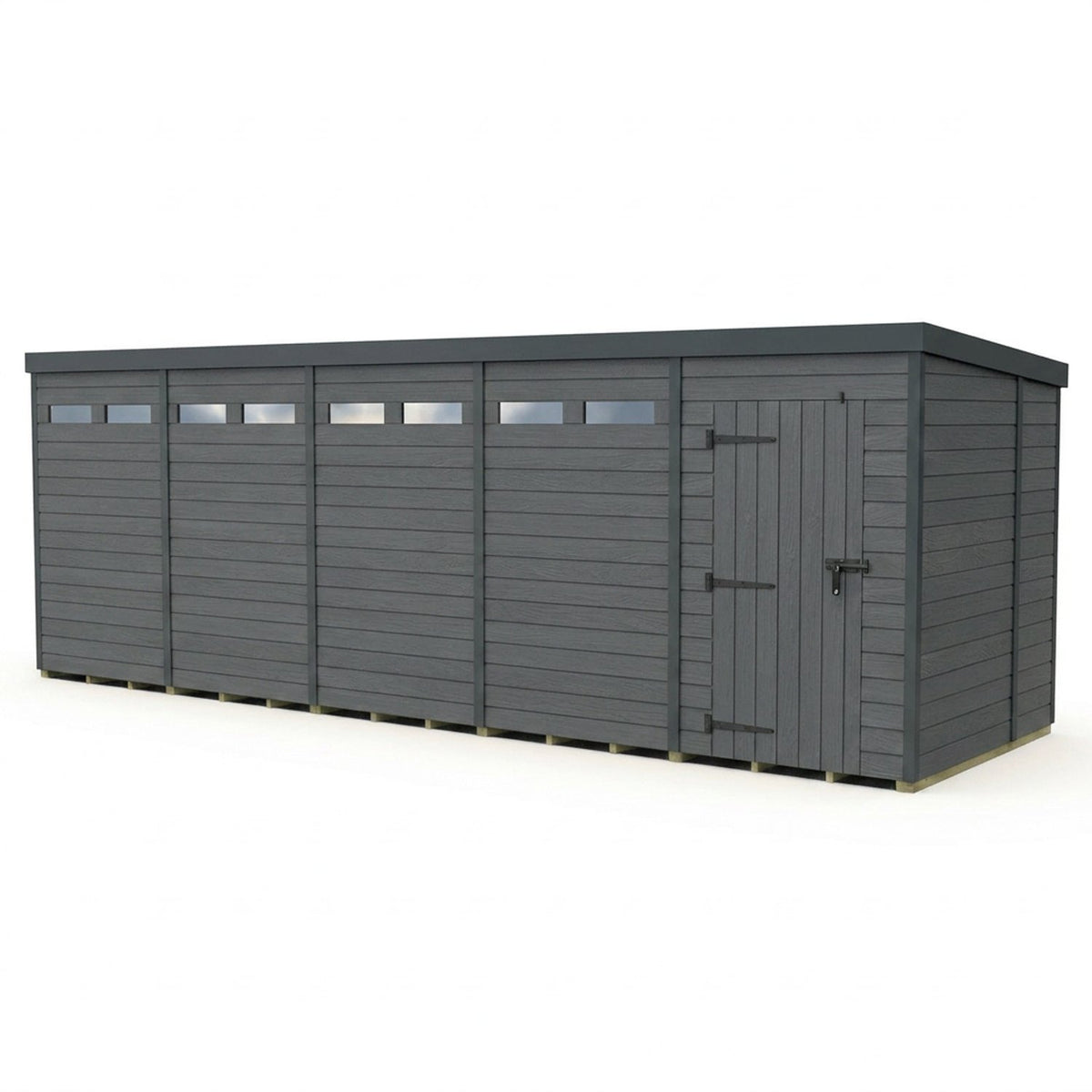 DIY Sheds – Composite Pent Security Shed – view 74