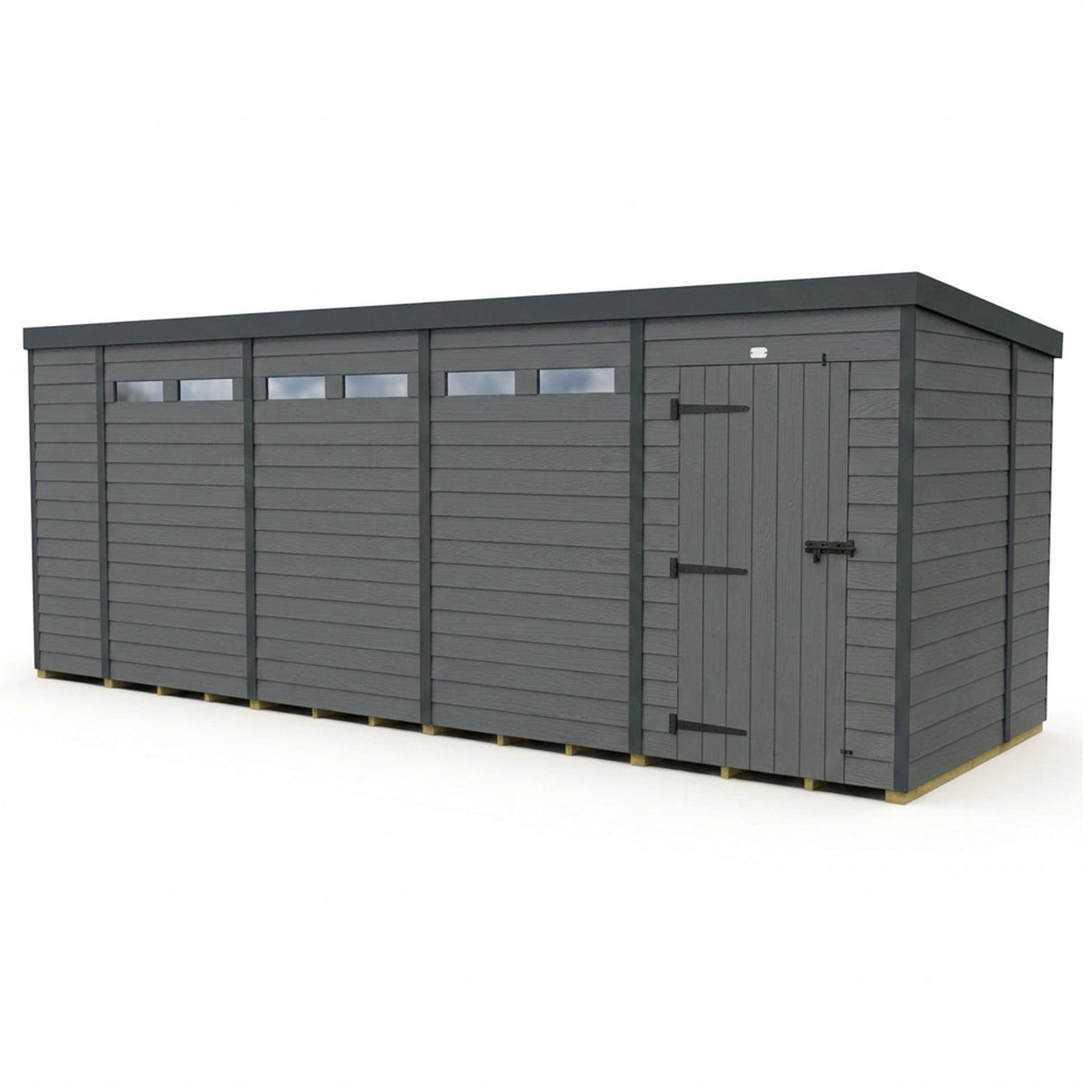 DIY Sheds – Composite Pent Security Shed – view 60