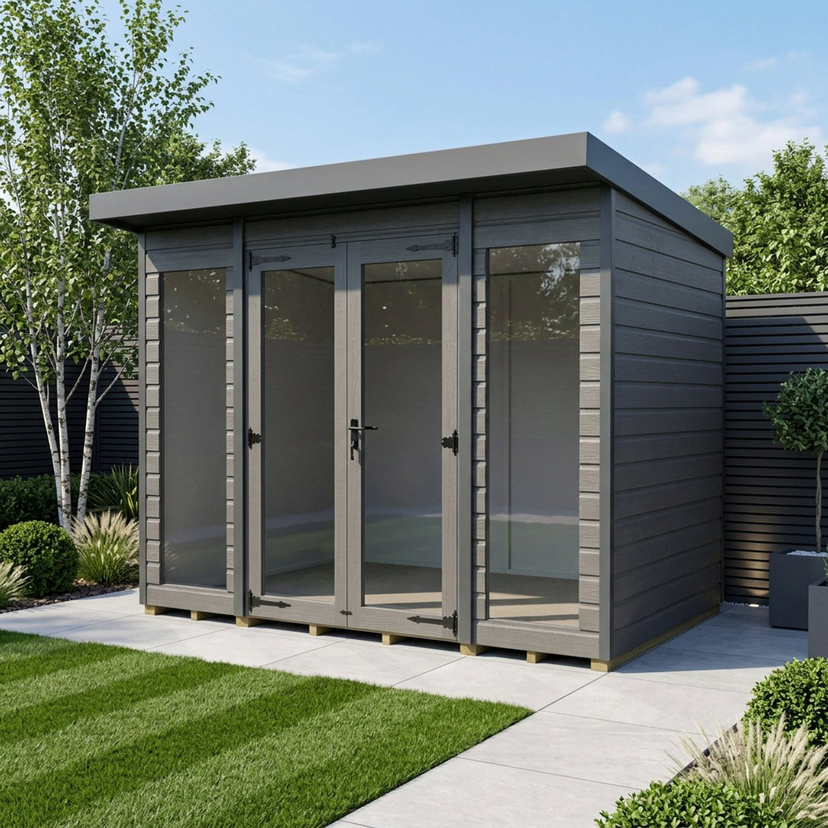 DIY Sheds – Composite Pent Full Height Summer House – view 98