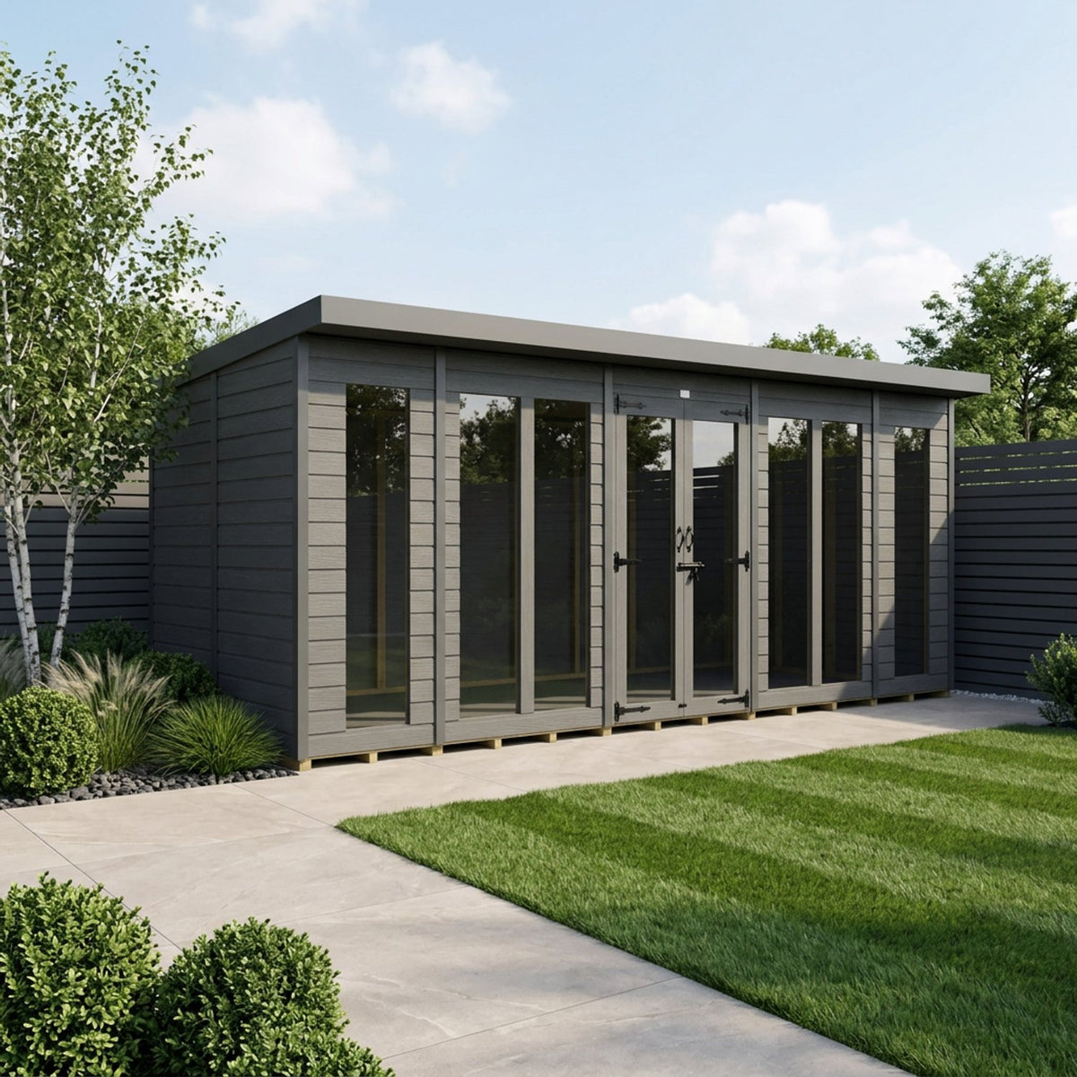 DIY Sheds – Composite Pent Full Height Summer House – view 57