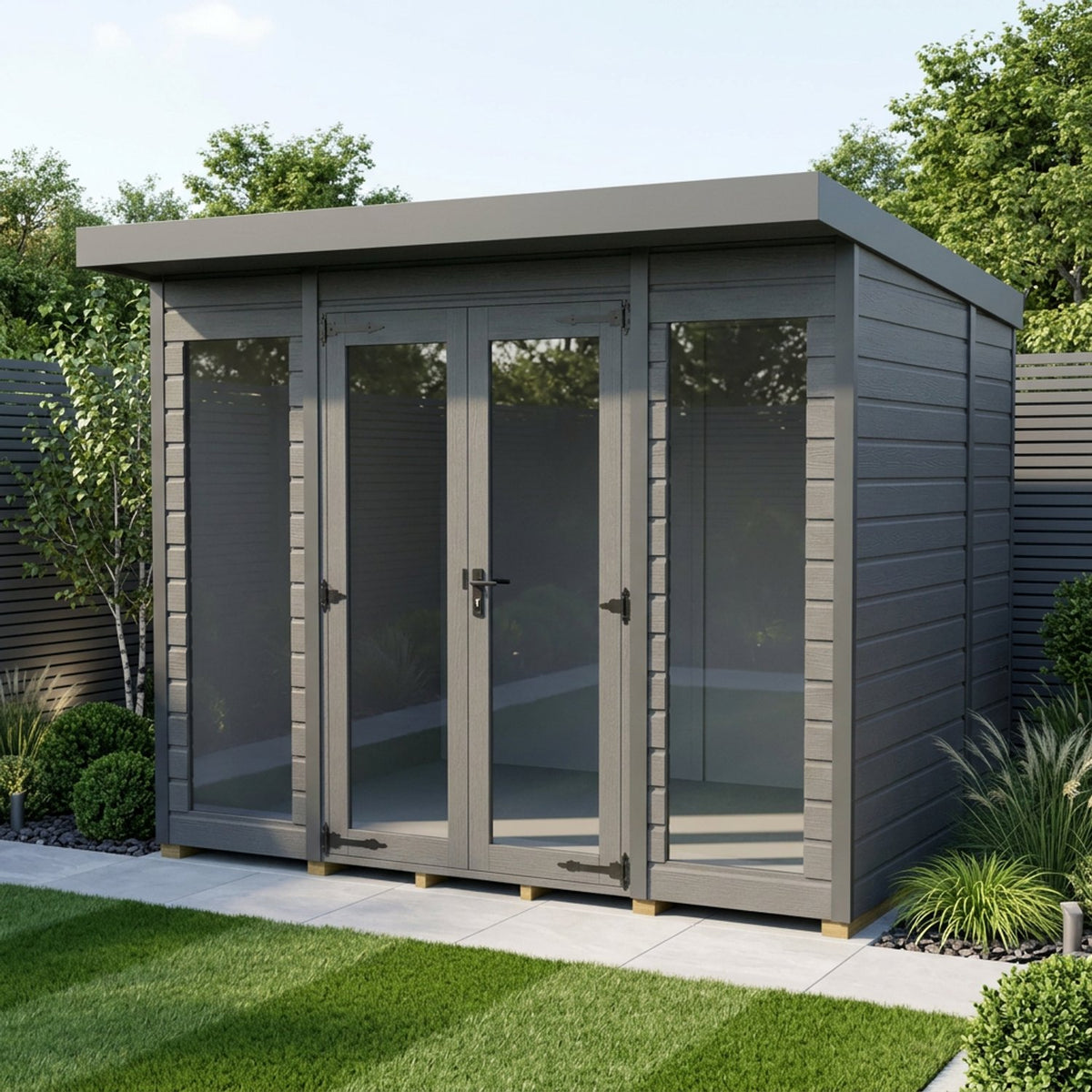 DIY Sheds – Composite Pent Full Height Summer House – view 83