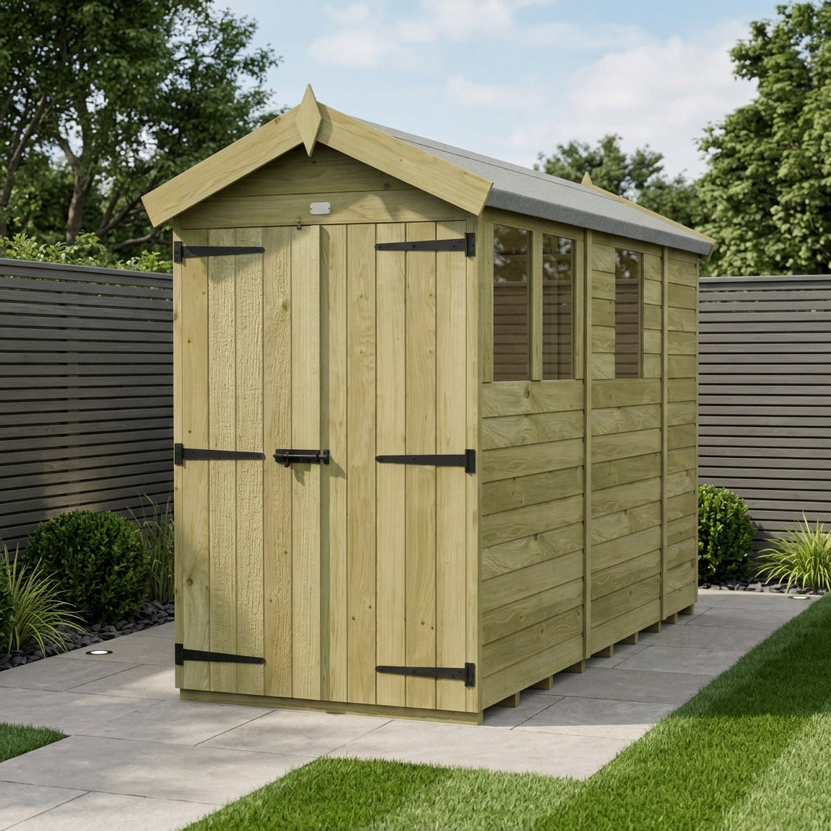 DIY Sheds – Apex Shed – Single Door – view 223