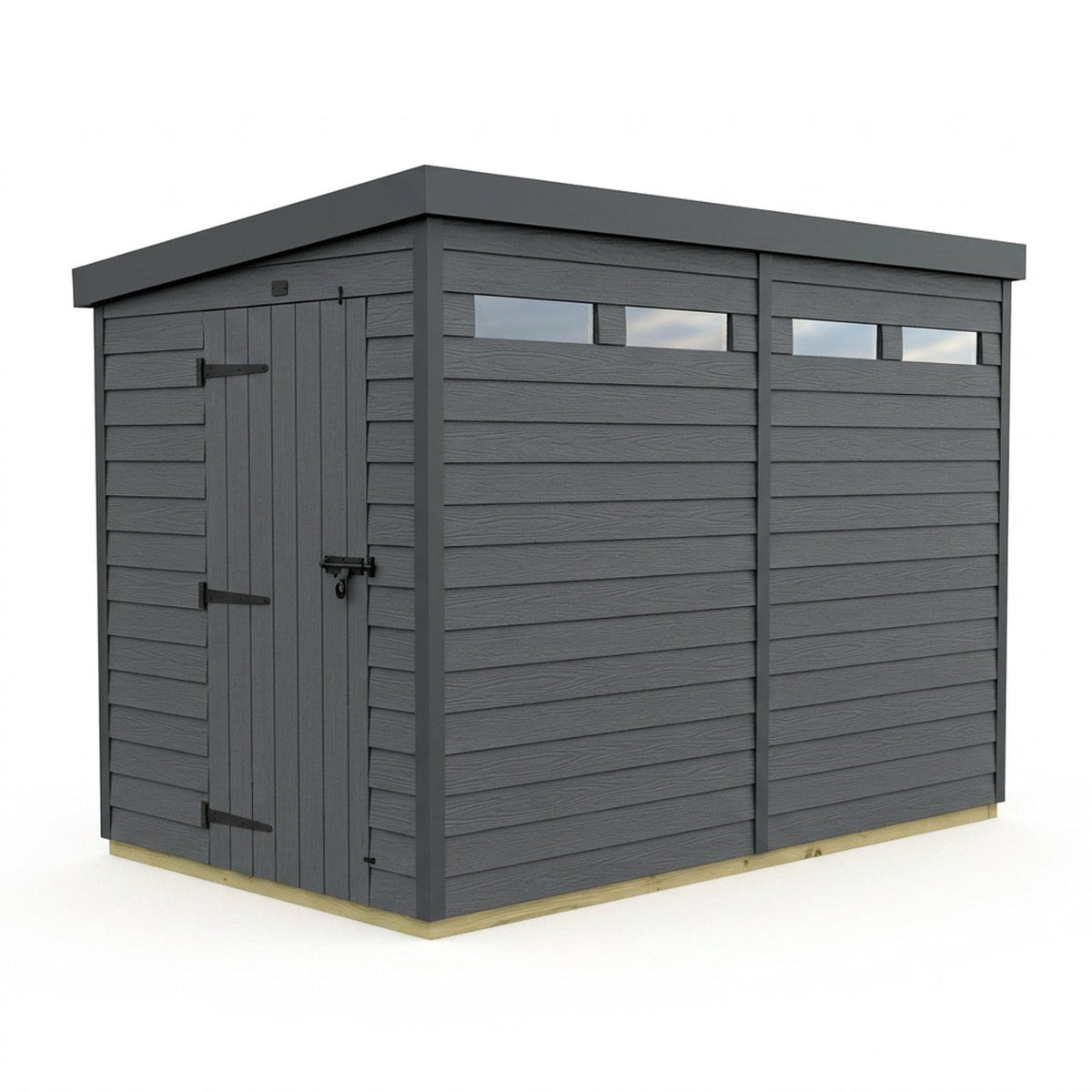 DIY Sheds – Composite Pent Security Shed – view 85