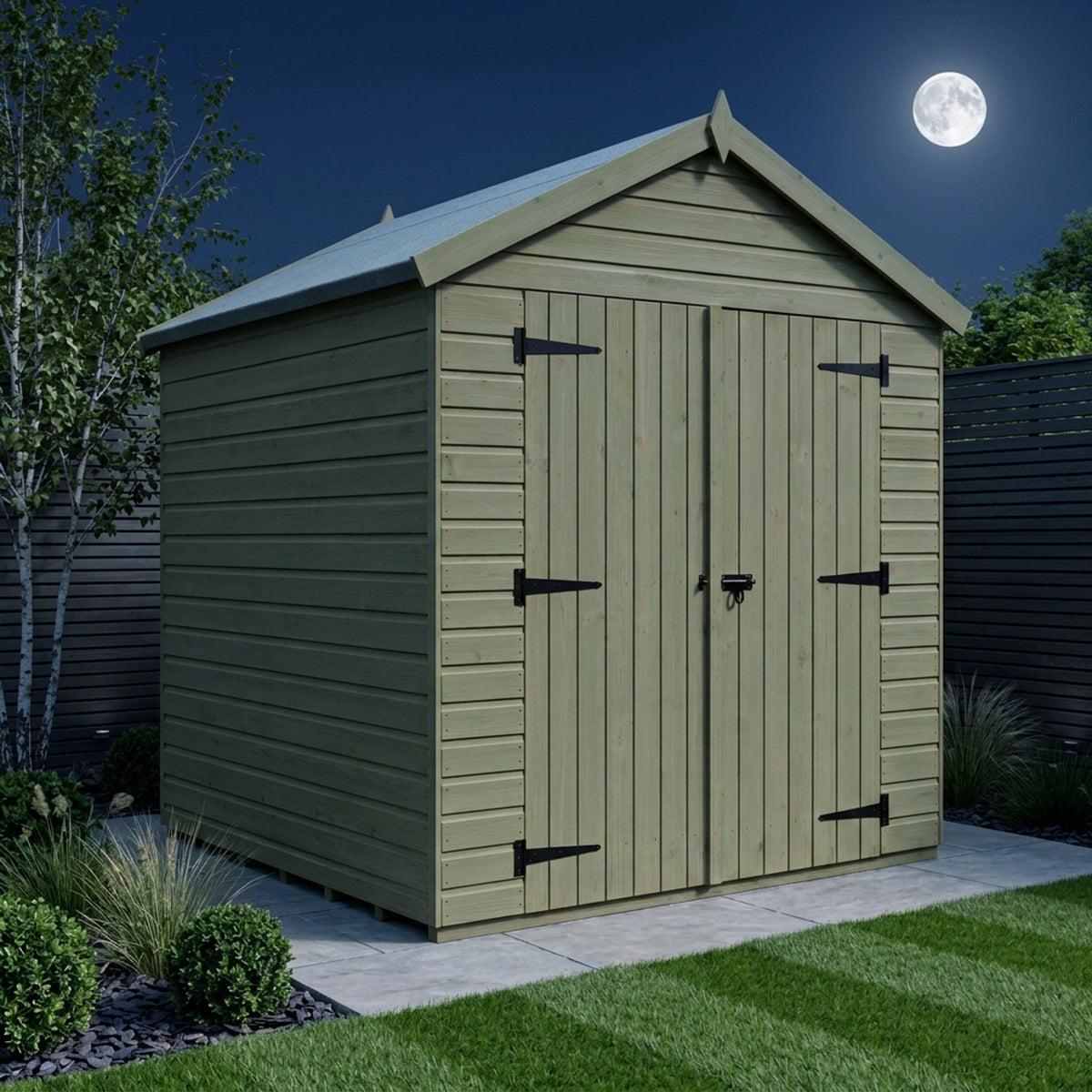 DIY Sheds – Apex Shed – Double Door – view 159