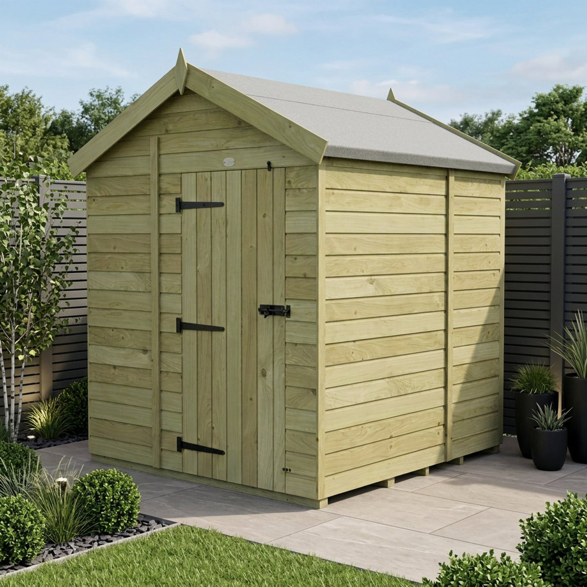 DIY Sheds – Apex Shed – Single Door – view 161