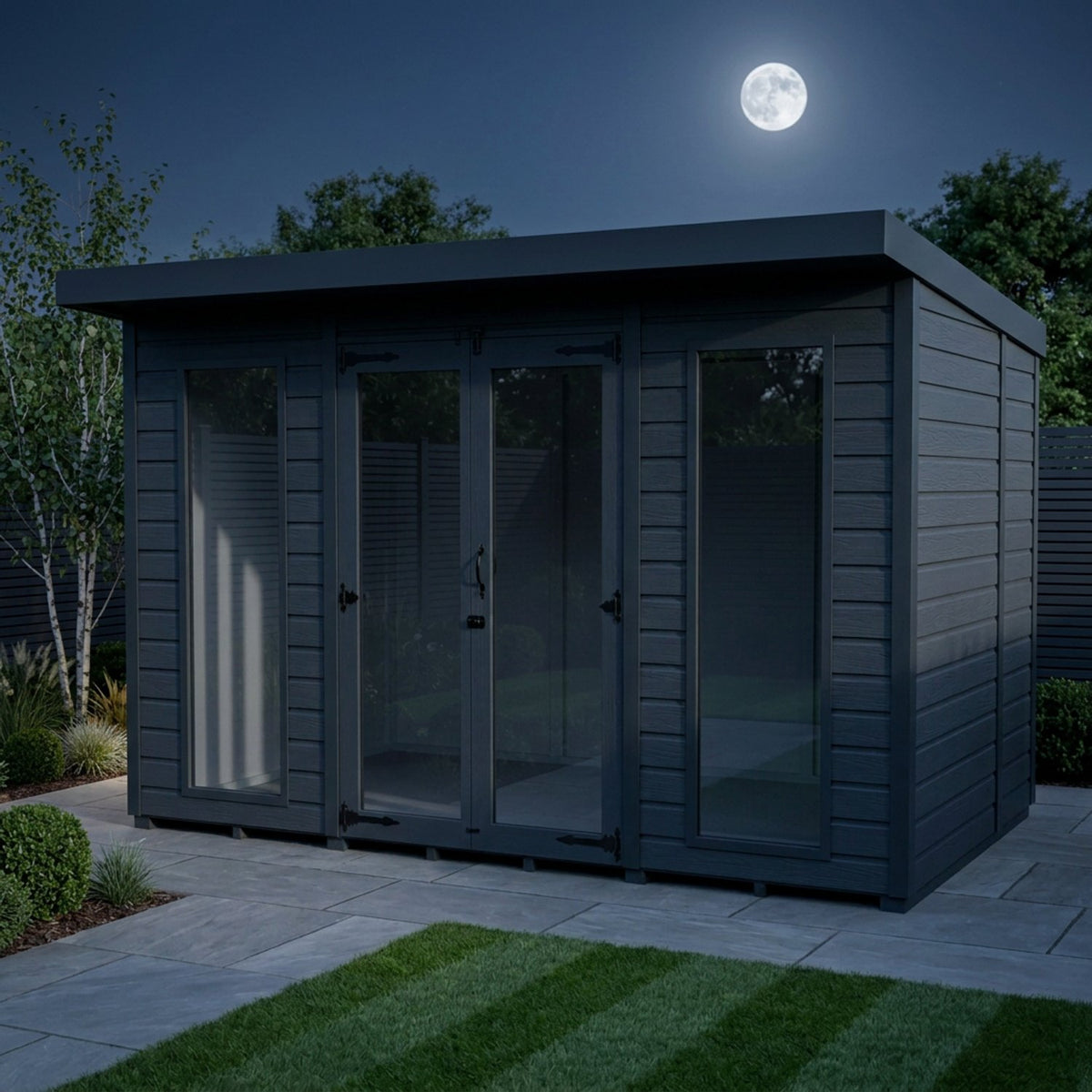 DIY Sheds – Composite Pent Full Height Summer House