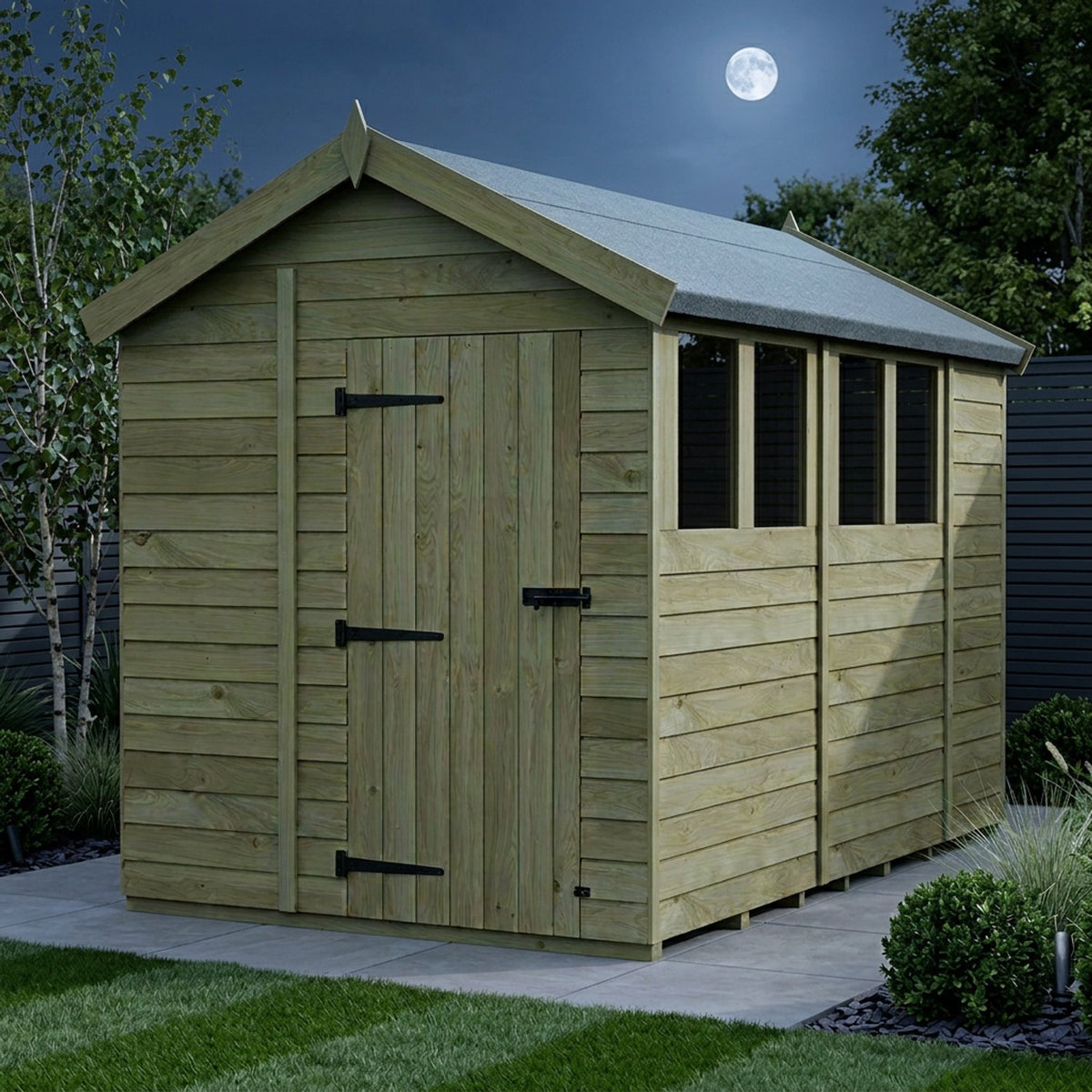 DIY Sheds – Apex Shed – Single Door – view 102