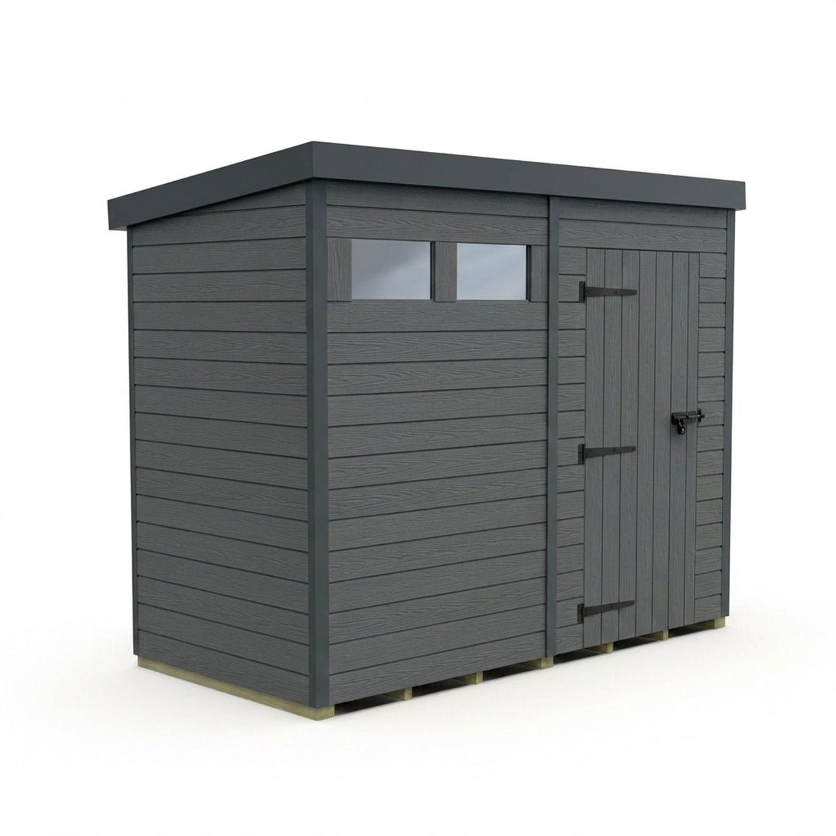 DIY Sheds – Composite Pent Security Shed – view 112