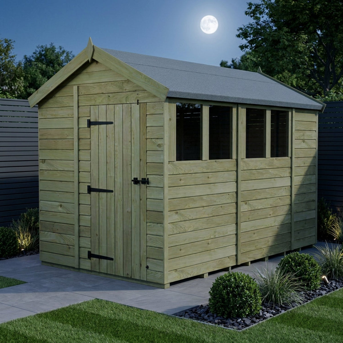 DIY Sheds – Apex Shed – Single Door – view 136
