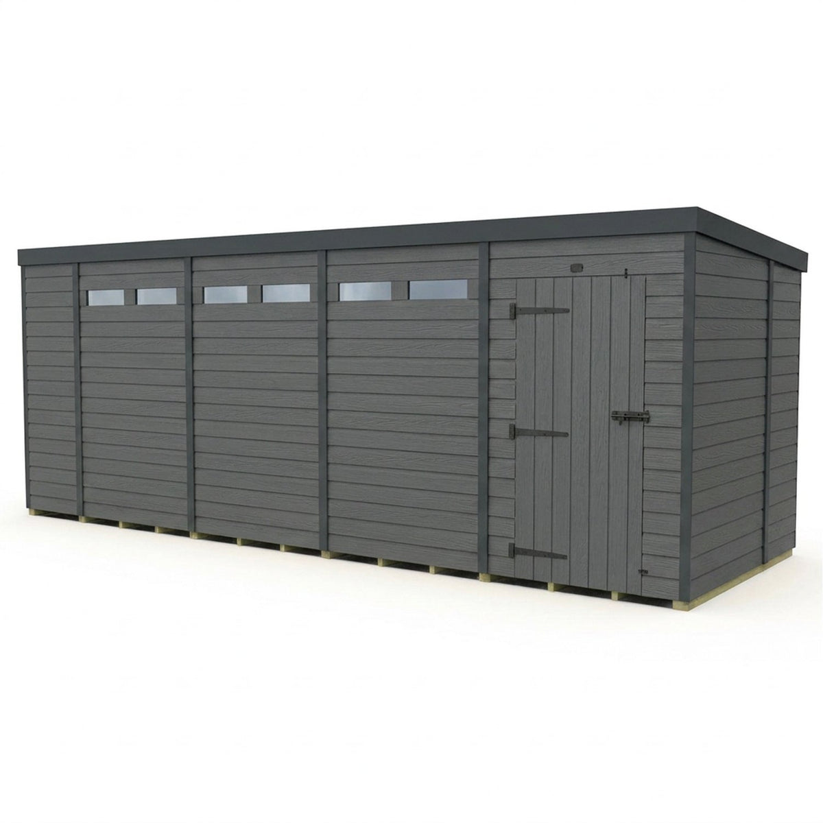 DIY Sheds – Composite Pent Security Shed – view 61